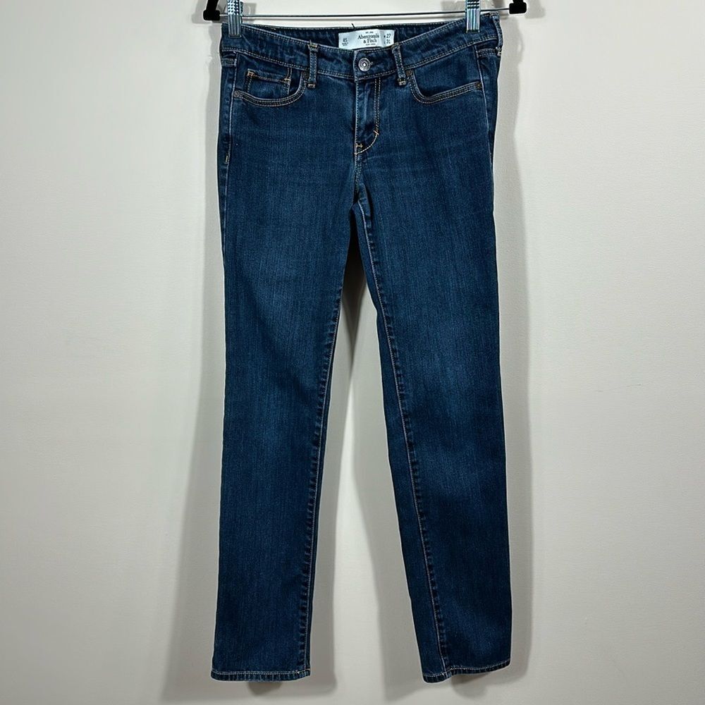 Abercrombie & Fitch A&F Skinny Blue Jean Women 4S W27 L31